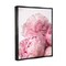 Stupell Industries Blush Pink Peonies Florals Framed Floater Canvas Wall Art